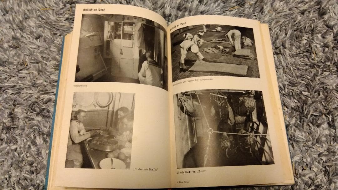 【古書】Blaue Jungs an Kesseln und Maschinen