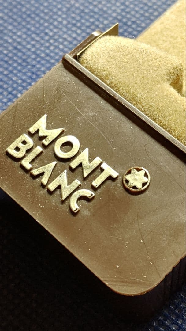 Mont Blanc ハンマートリガー式黒ボールペン 極美品