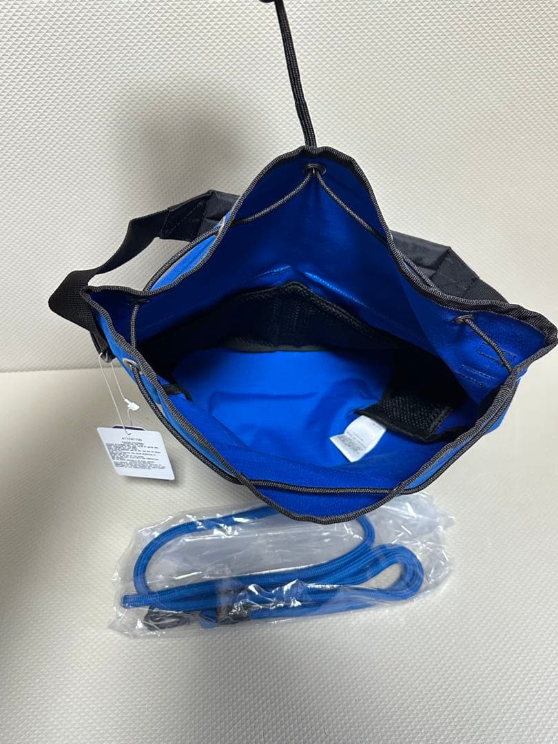 ハ*ロ様 ノースフェイス パープルレーベル 青いポケット付きトートバッグ