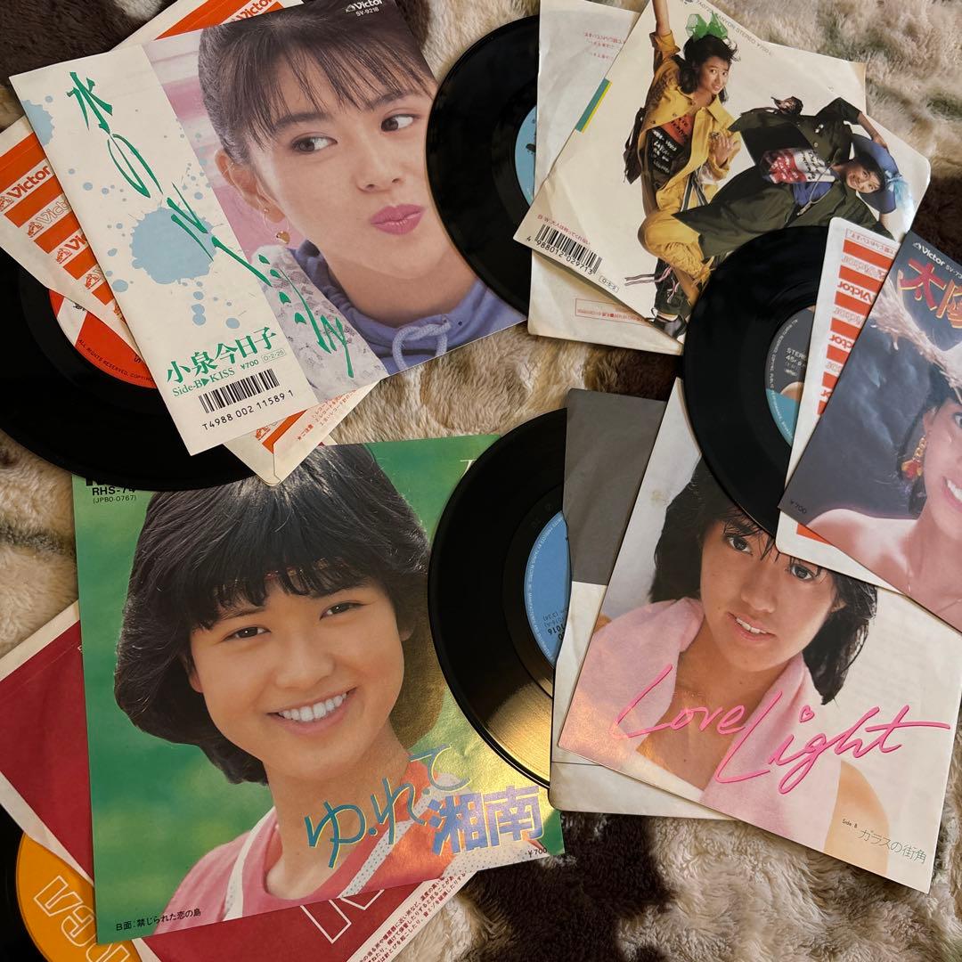 80年代アイドル／松田聖子／中森明菜／中山美穂／南野陽子／浅香唯／レコード／美盤