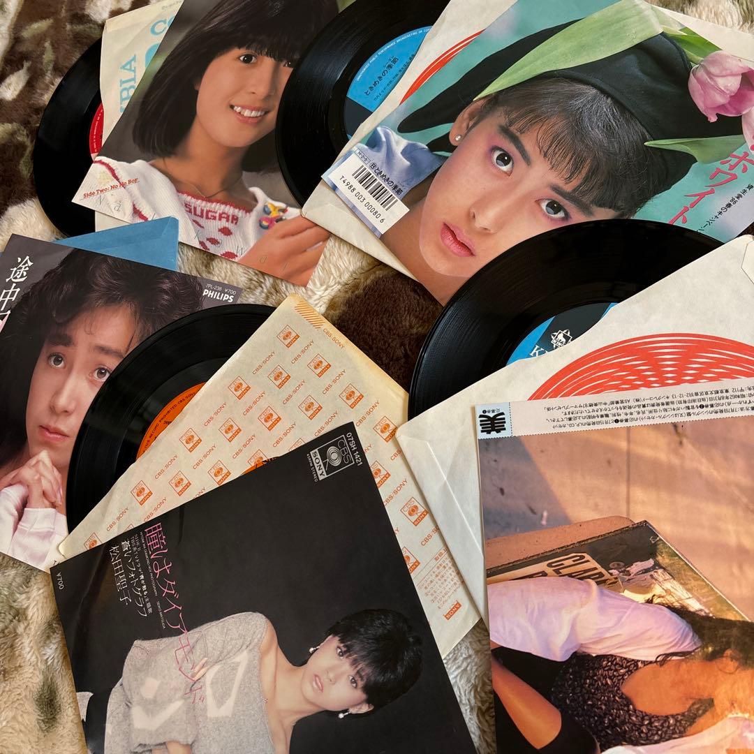 80年代アイドル／松田聖子／中森明菜／中山美穂／南野陽子／浅香唯／レコード／美盤