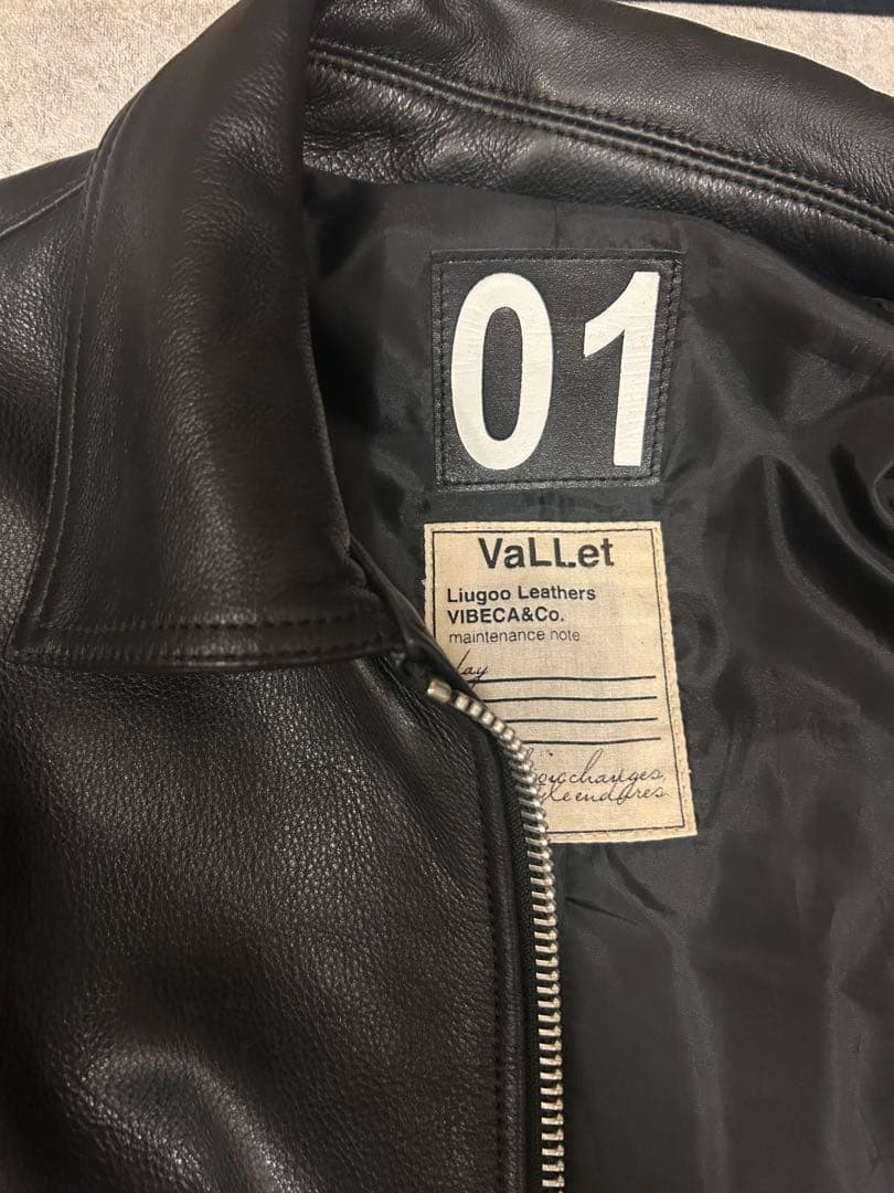 VaLLet 01 シングルライダースジャケット　vibeca Mサイズ