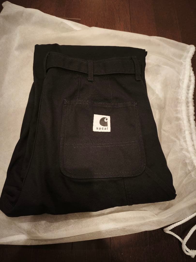 パンツ Sacai x Carhartt WIP Duck Pants black 3