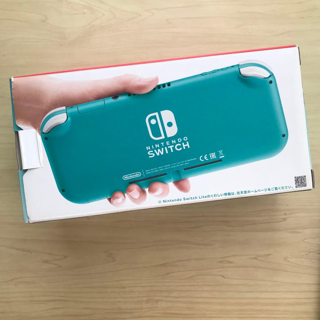 Nintendo Switch Lite ターコイズ 本体 純正充電ケーブル