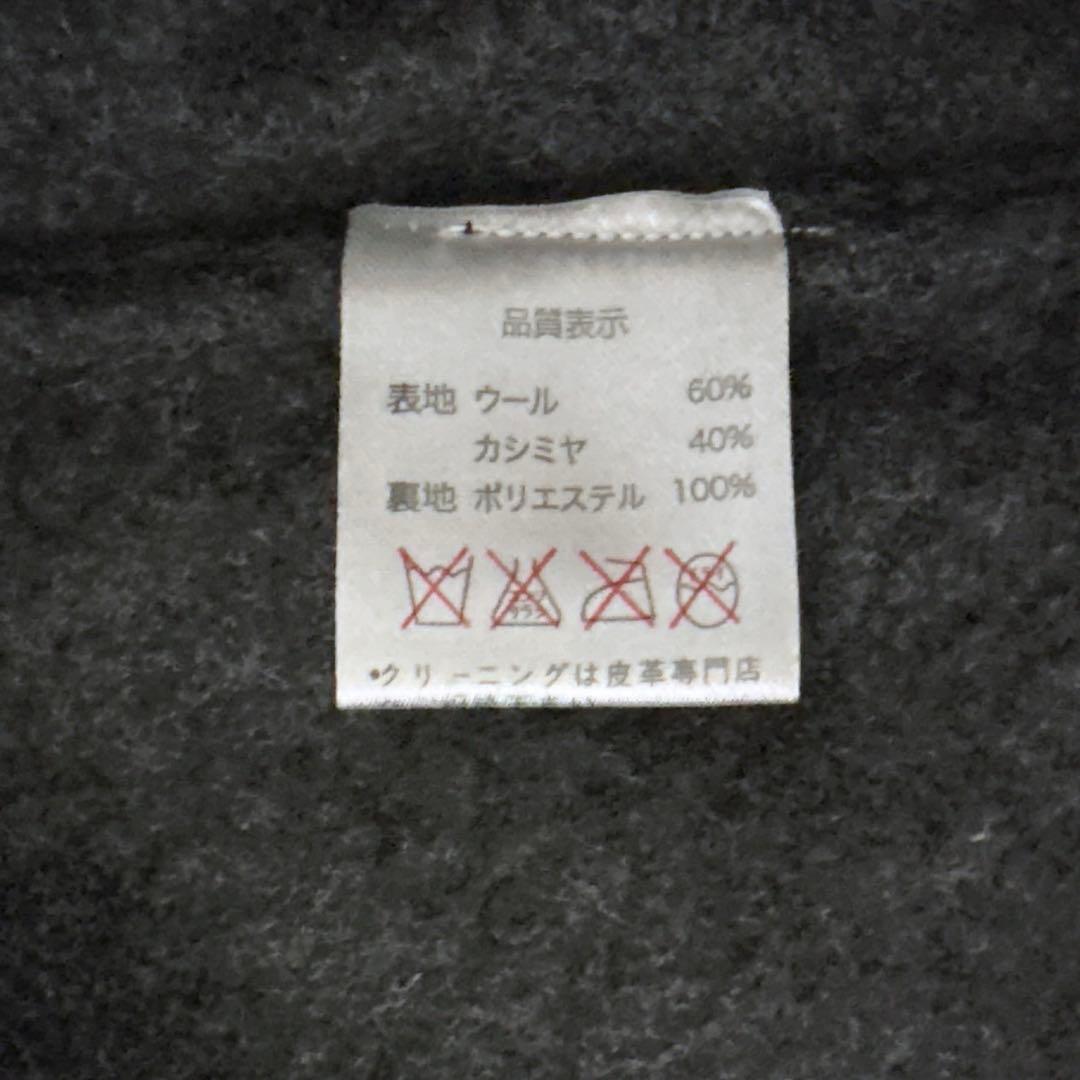 [超美品]Andy アンディ ファー ポンチョ カシミヤ混 グレー M