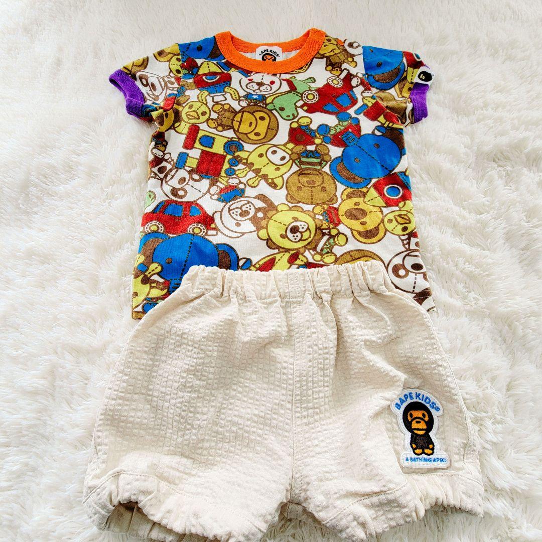 【BAPE KIDS】美品☆A BATHING APE 80cm 上下セット