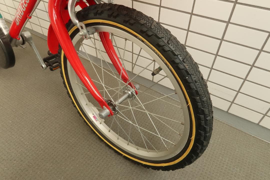 【ジャ⭐️】ブリヂストン クロスファイヤーキッズ 18型 レッド/シルバー