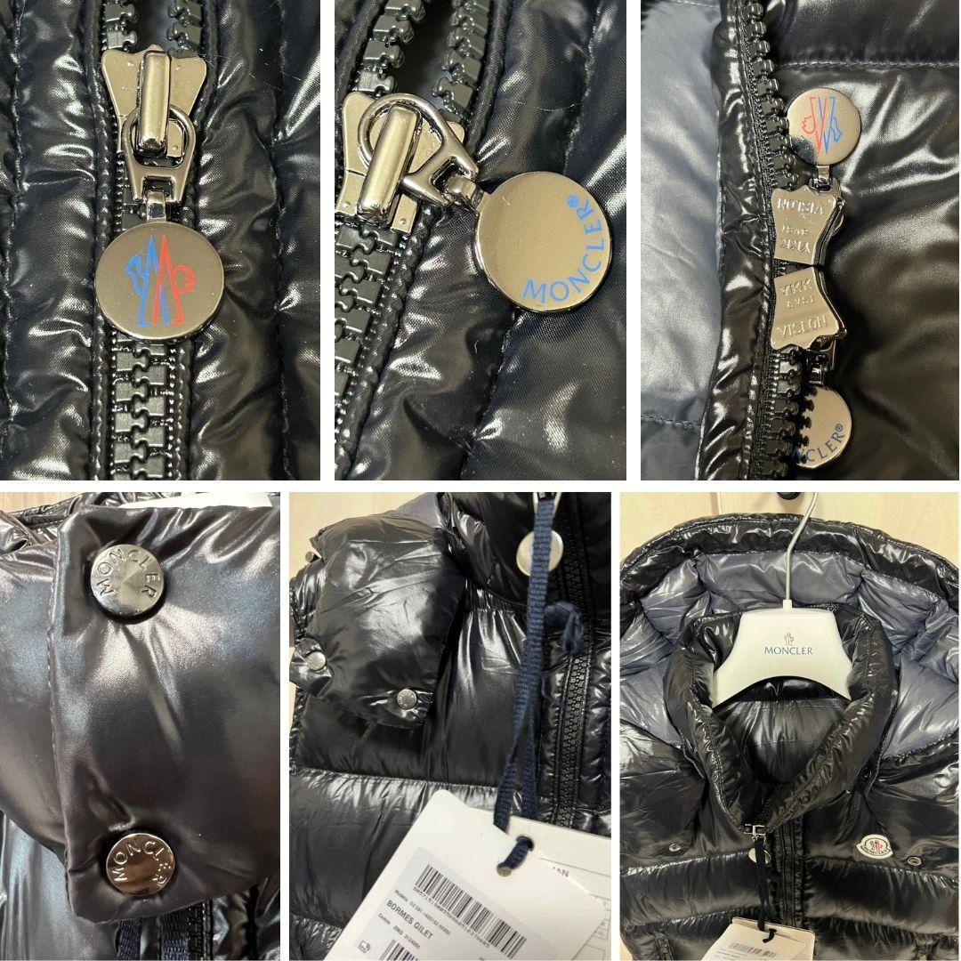 新品未使用タグ付き☆MONCLER BORMES ダウンベスト 6 黒色 3XL
