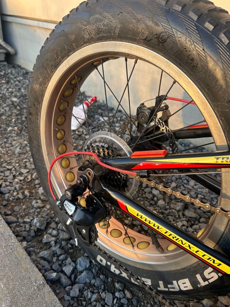 【埼玉引き取り限定】自転車ファットバイク　TRINX改造