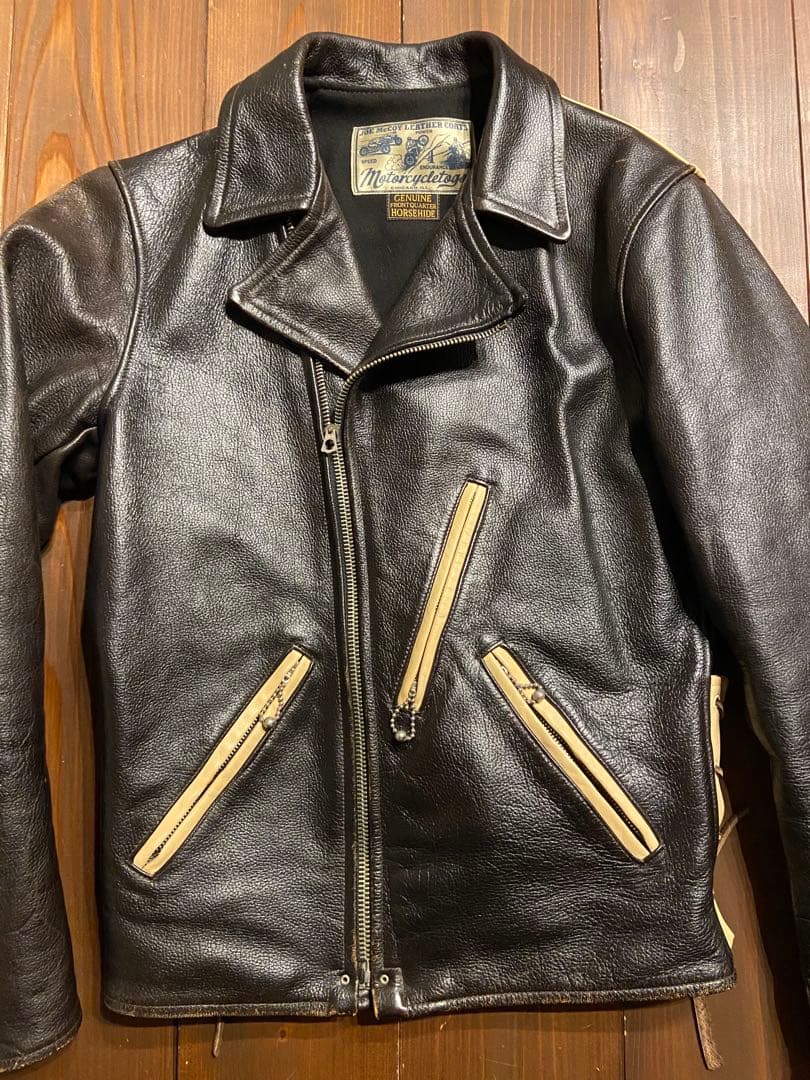 Joe Mccoy レザー ライダース ジャケット バイカー ロカビリー