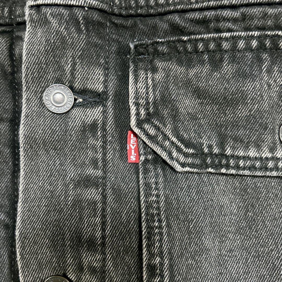 【人気】 LEVI'S PREMIUM ダークグレー トラッカージャケット L