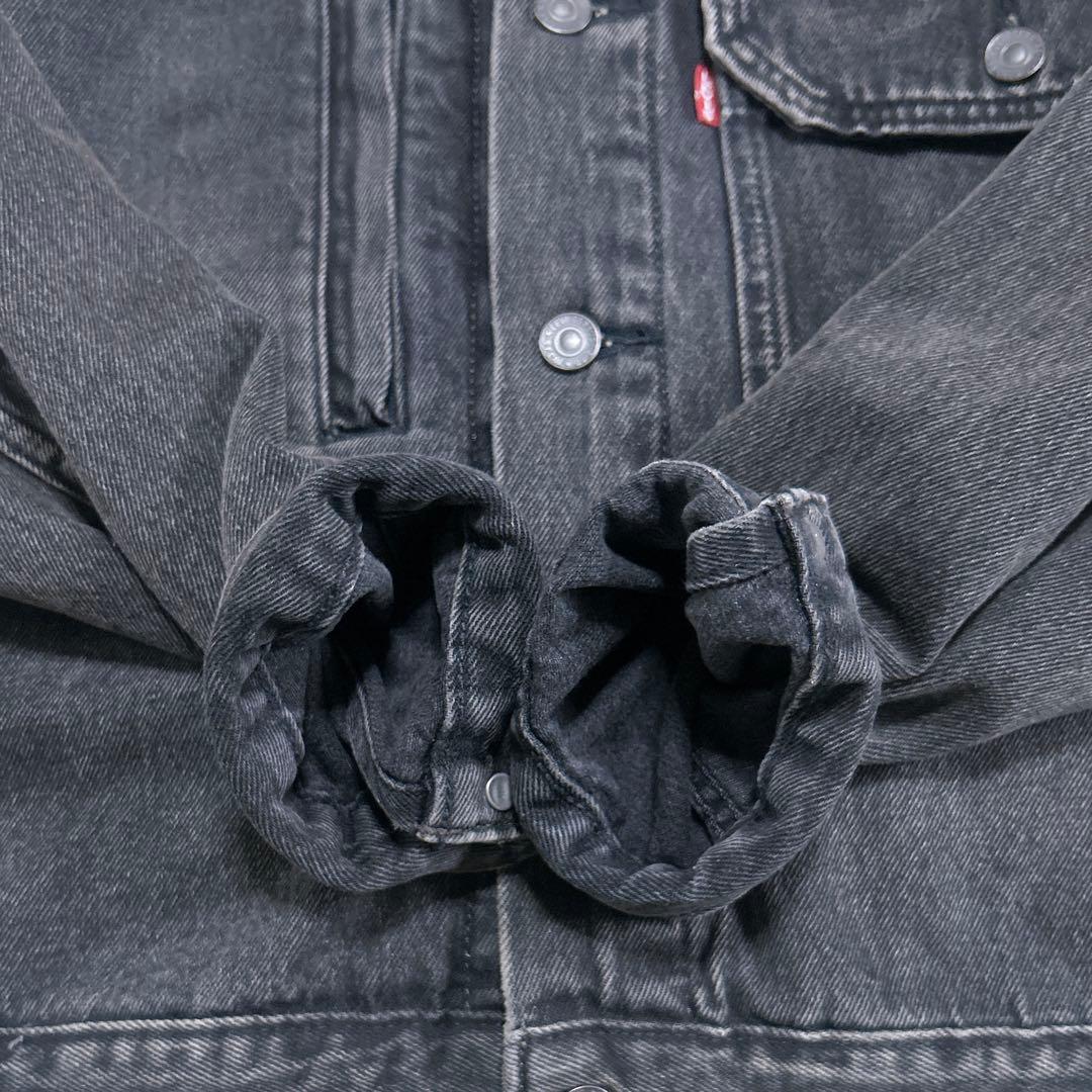 【人気】 LEVI'S PREMIUM ダークグレー トラッカージャケット L