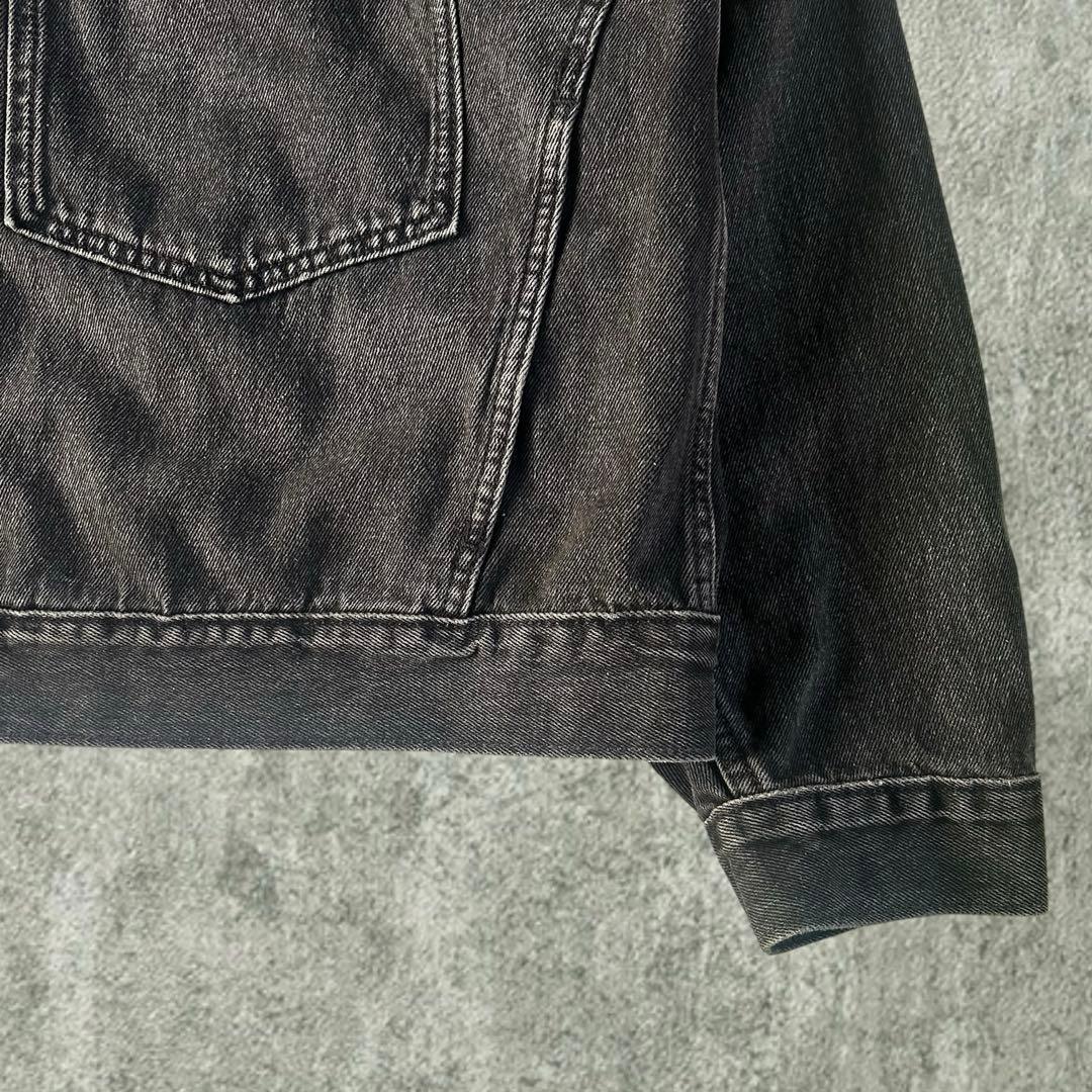 【人気】 LEVI'S PREMIUM ダークグレー トラッカージャケット L