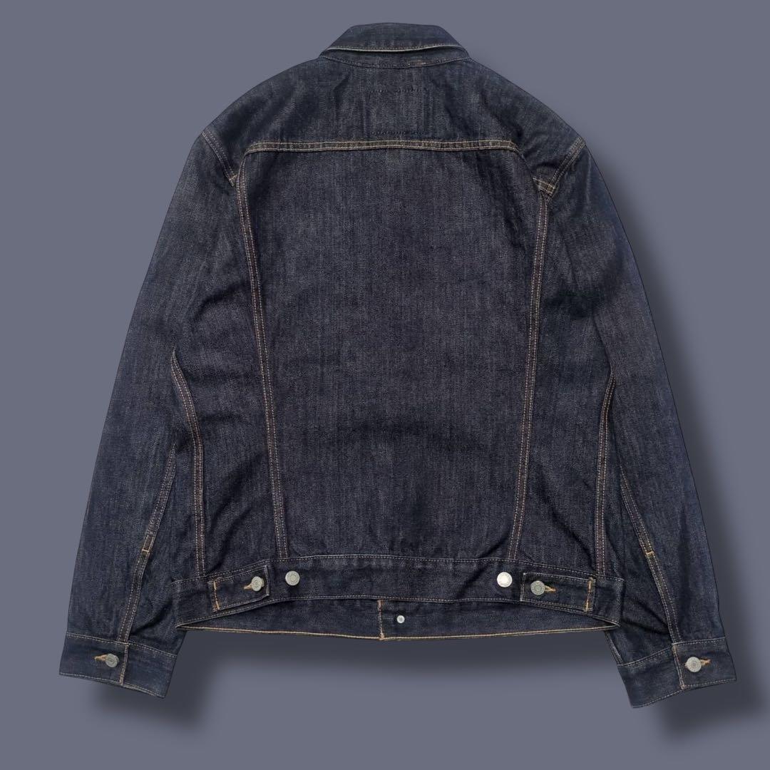 00s OLD GAP USA製素材 デニムジャケット　濃紺　3rdタイプ