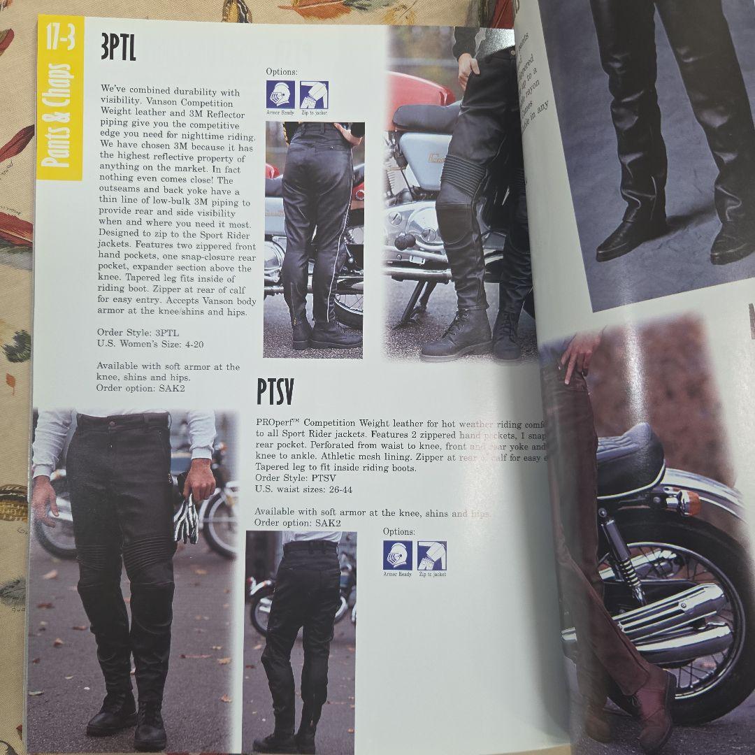 【希少】 1997 VANSON leathers Catalog