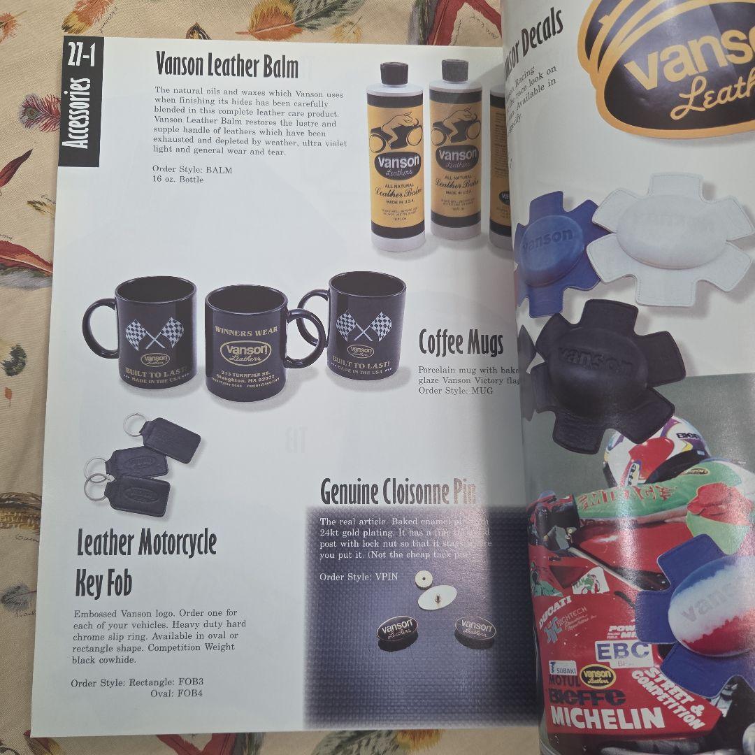 【希少】 1997 VANSON leathers Catalog