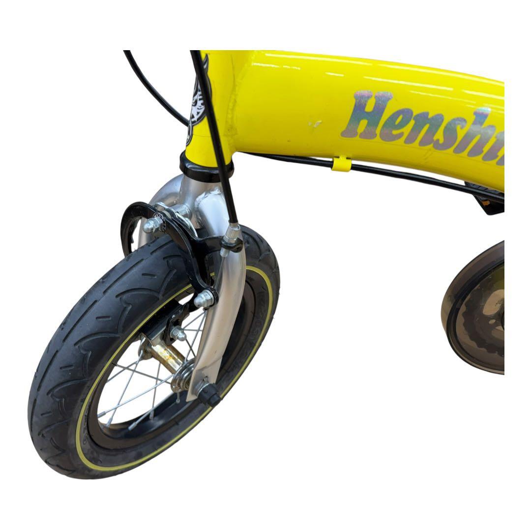 【スタンド付き】Henshin Bike へんしんバイク 12.5インチ イエロ