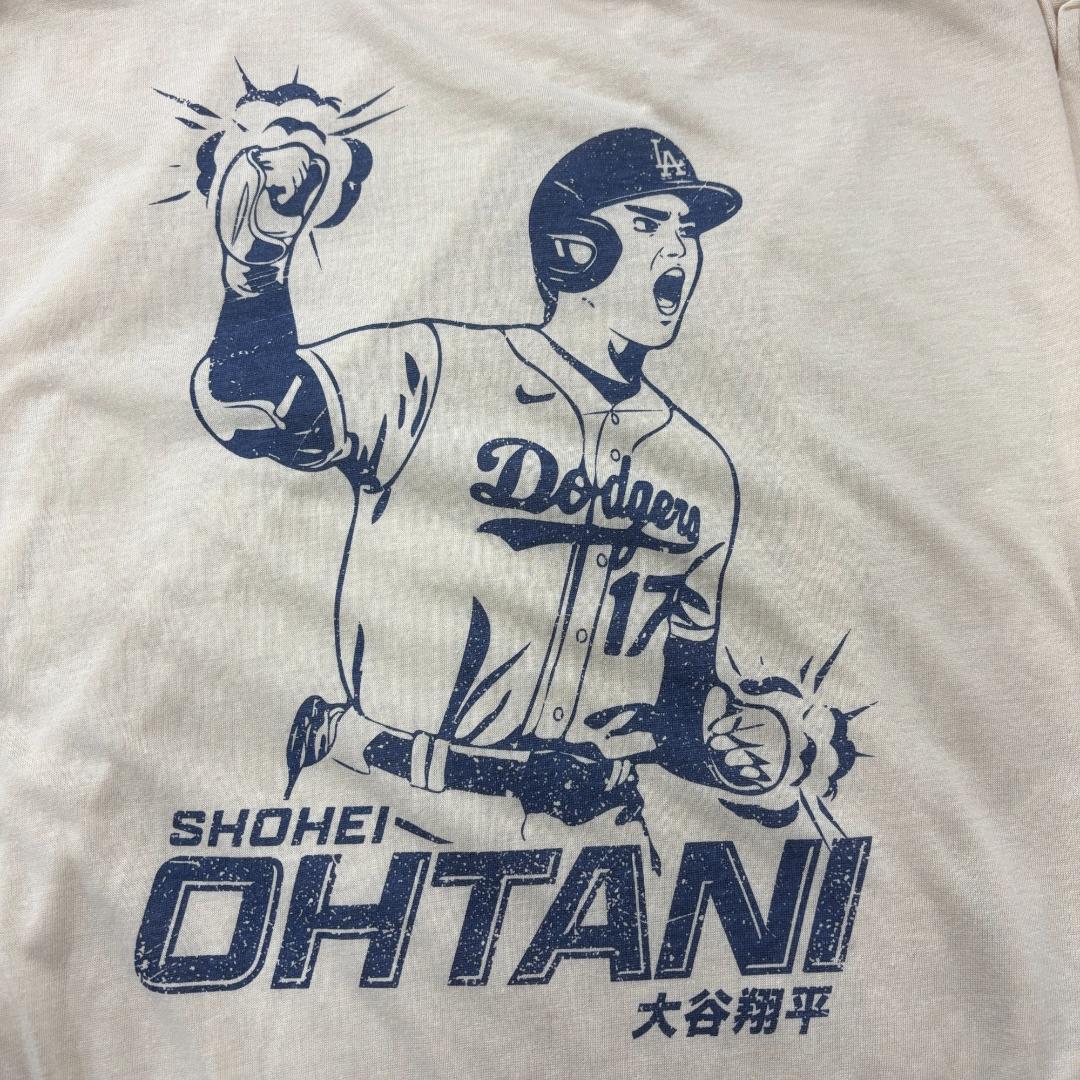 ★美品 Dodgers ドジャーズ 大谷翔平 プリントTシャツ XL 半袖