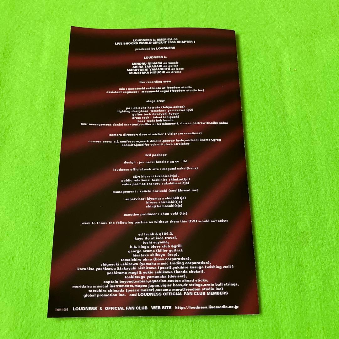 ラウドネス/LOUDNESS in America 06 LIVE SHOCK…