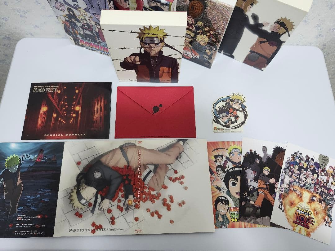 NARUTO DVD BOX セット & 劇場版入場特典(DVDや漫画)3点など