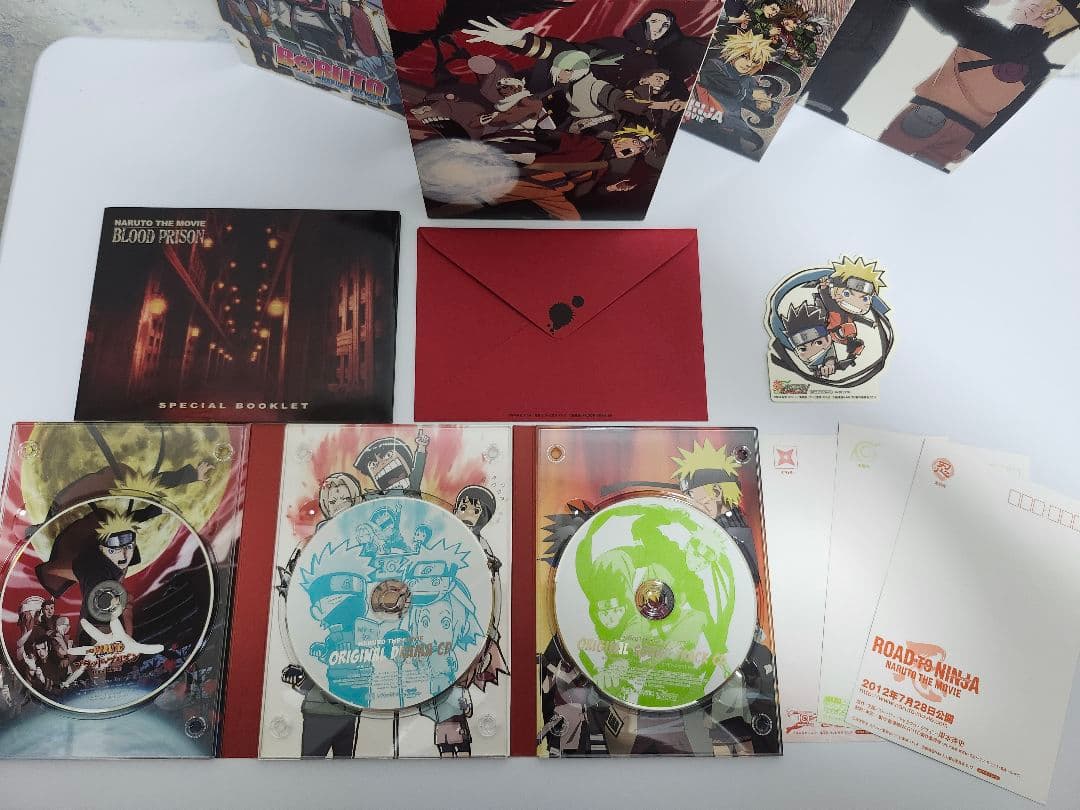 NARUTO DVD BOX セット & 劇場版入場特典(DVDや漫画)3点など