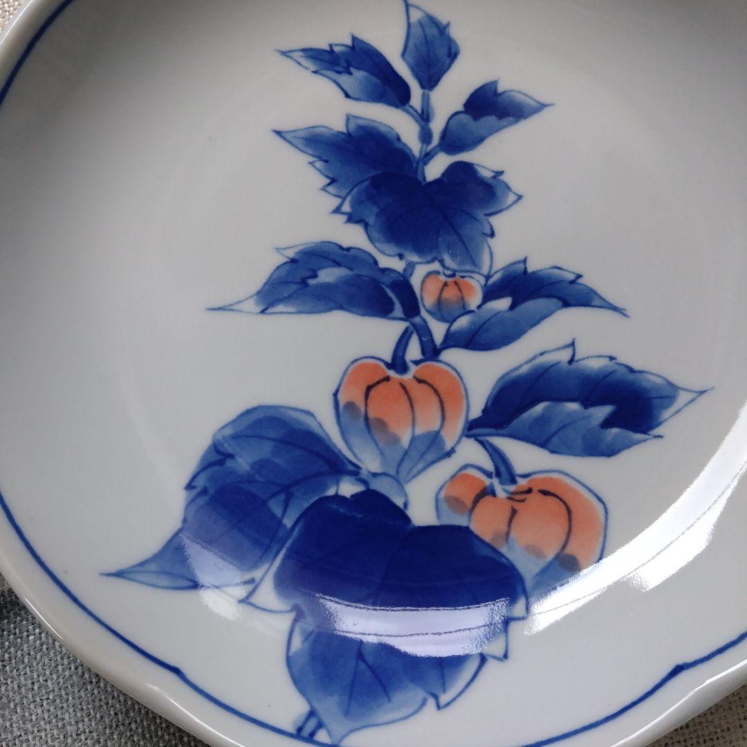 【おまとめセール品】昭和レトロ 鬼灯柄 草花柄 11枚 陶磁器