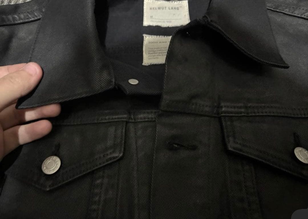 Helmut lang コーティングデニムジャケット　46