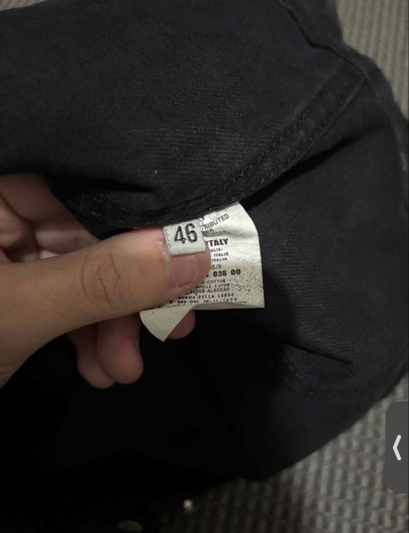 Helmut lang コーティングデニムジャケット　46