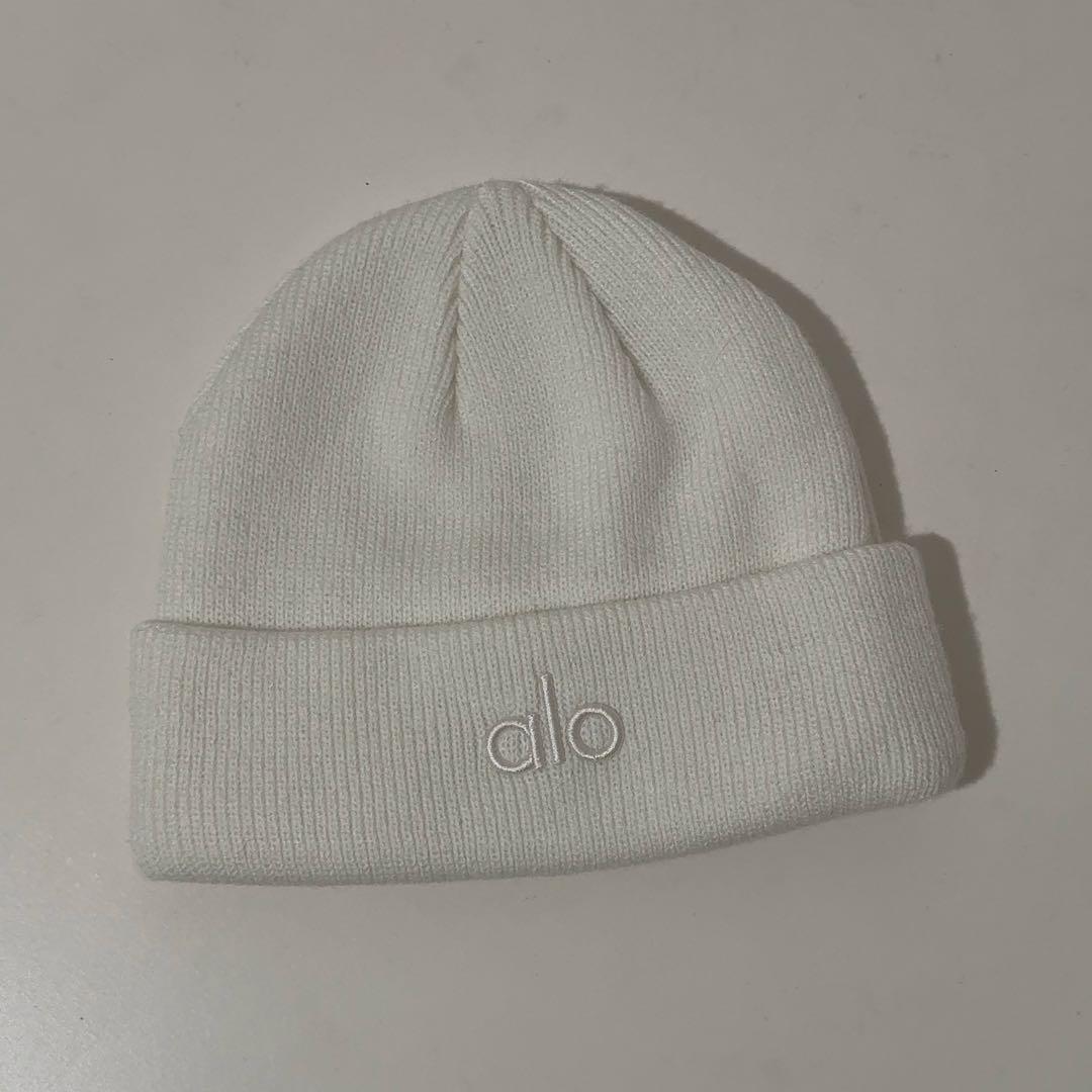 alo ビーニー ホワイト