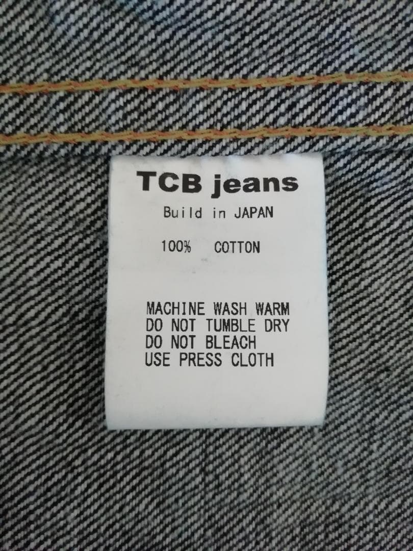 【未使用】TCBジーンズ 50's 2nd 赤タブ 13.5oz サイズ40