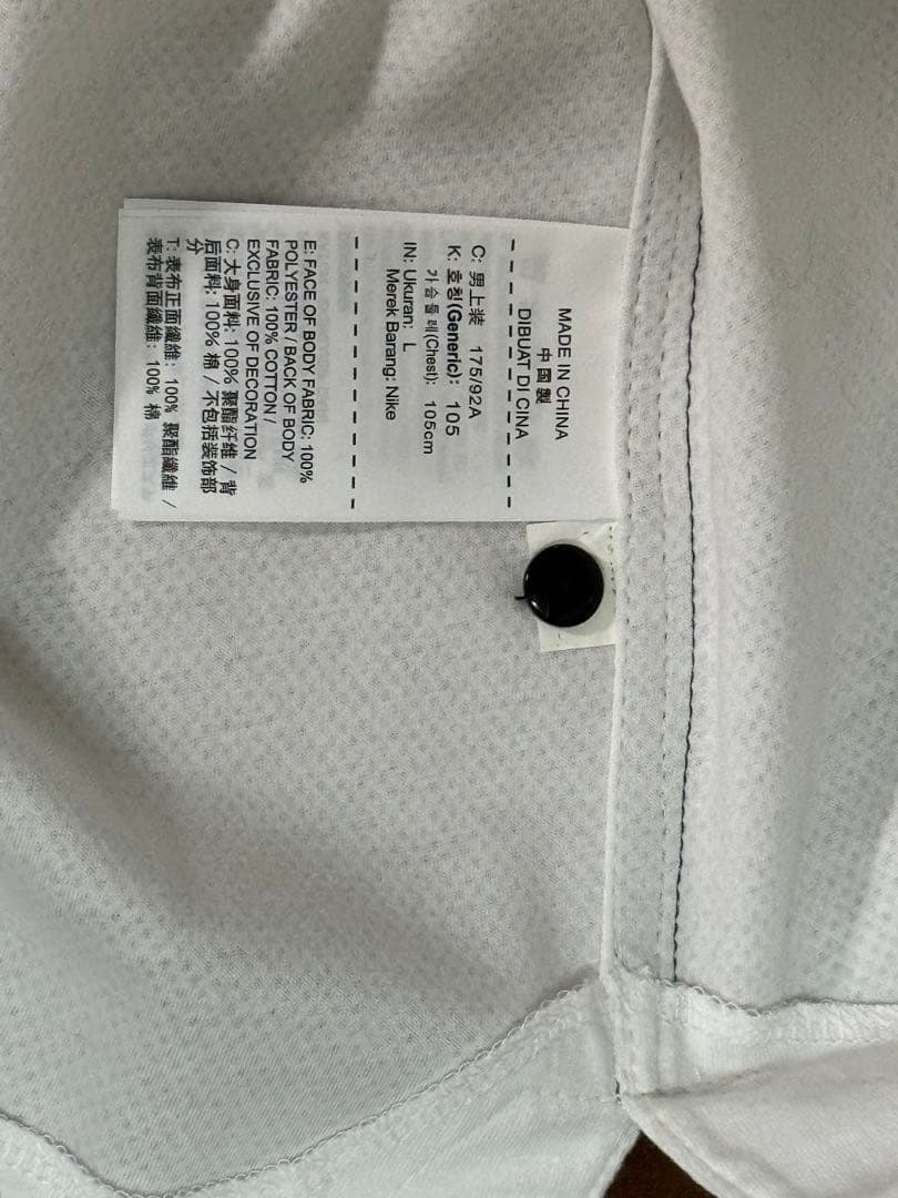 新品　NIKE　ナイキ　テニス　コート　ポロシャツ　ホワイト　L ポロ