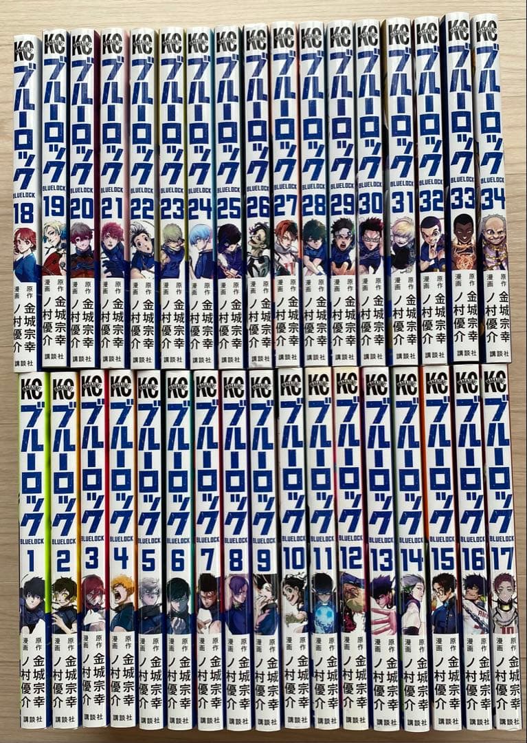 ブルーロック全巻(1〜34巻)