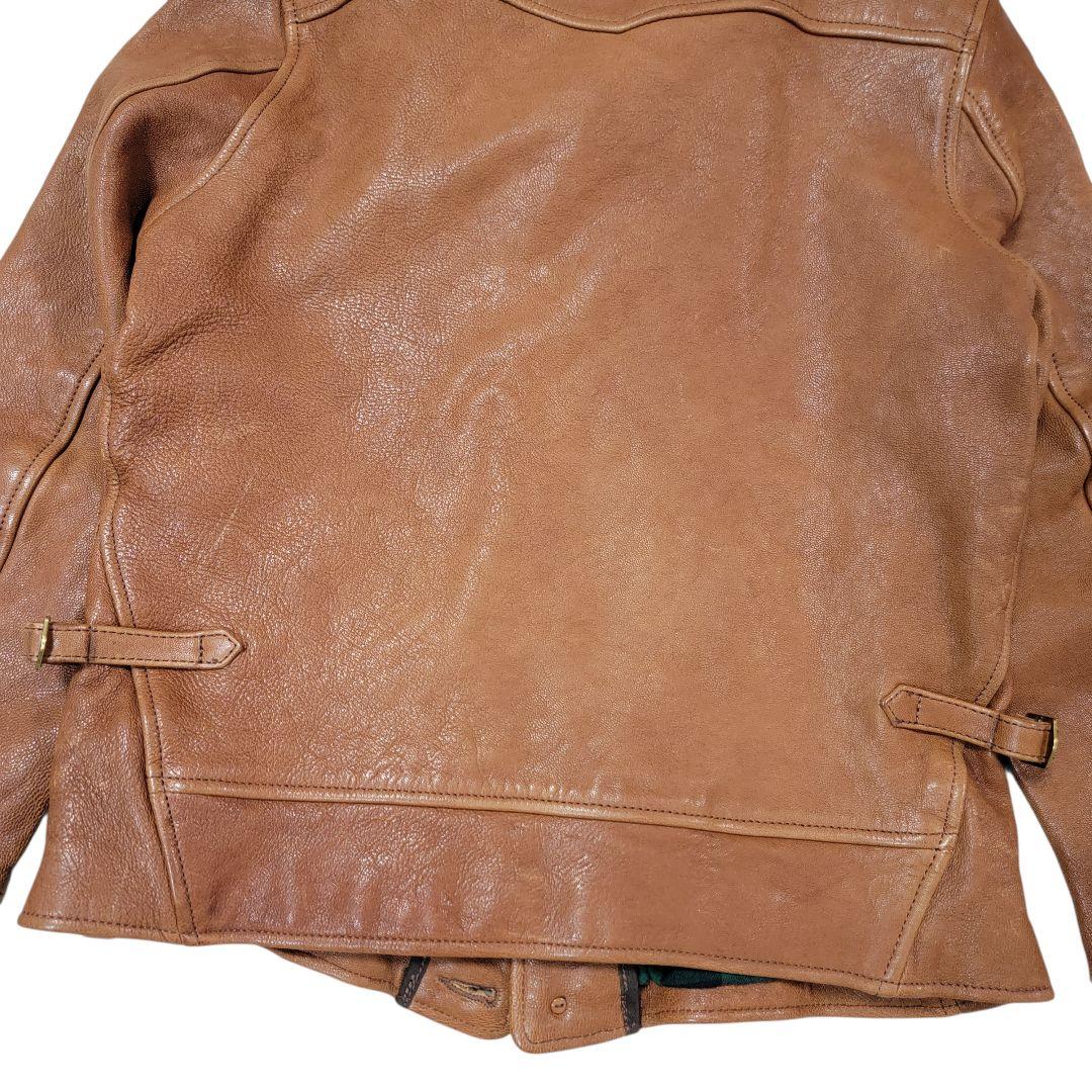 新品 20S 復刻 A-1 ゴートレザー コサックジャケット アインシュタイン