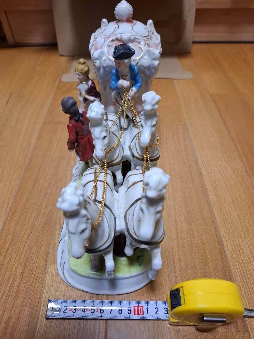 KATO KOGEI 馬車 陶器 置物 HandPainted(プレゼントあり)
