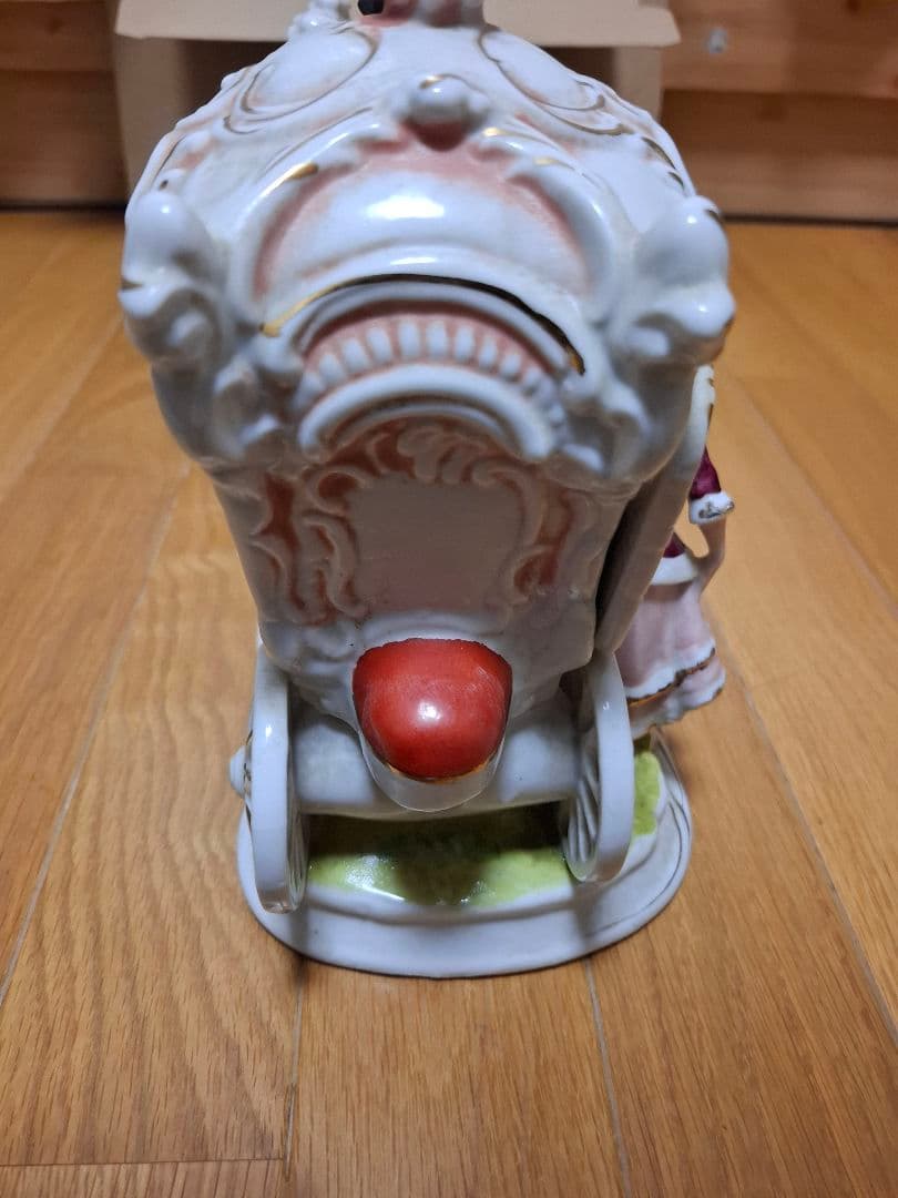 KATO KOGEI 馬車 陶器 置物 HandPainted(プレゼントあり)