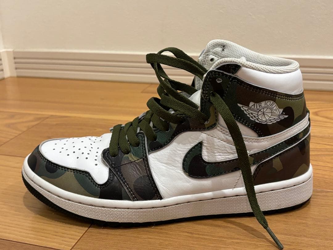 シューズ(男性用) Nike Air Jordan 1 High Golf CAMO 25.5cm