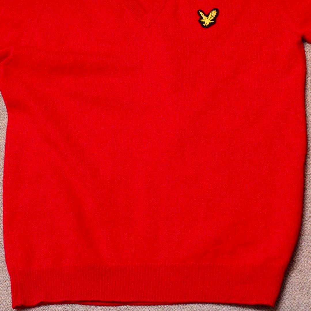 英国製 Lyle&Scott カシミヤ Vネック ニット セーター 42 L位