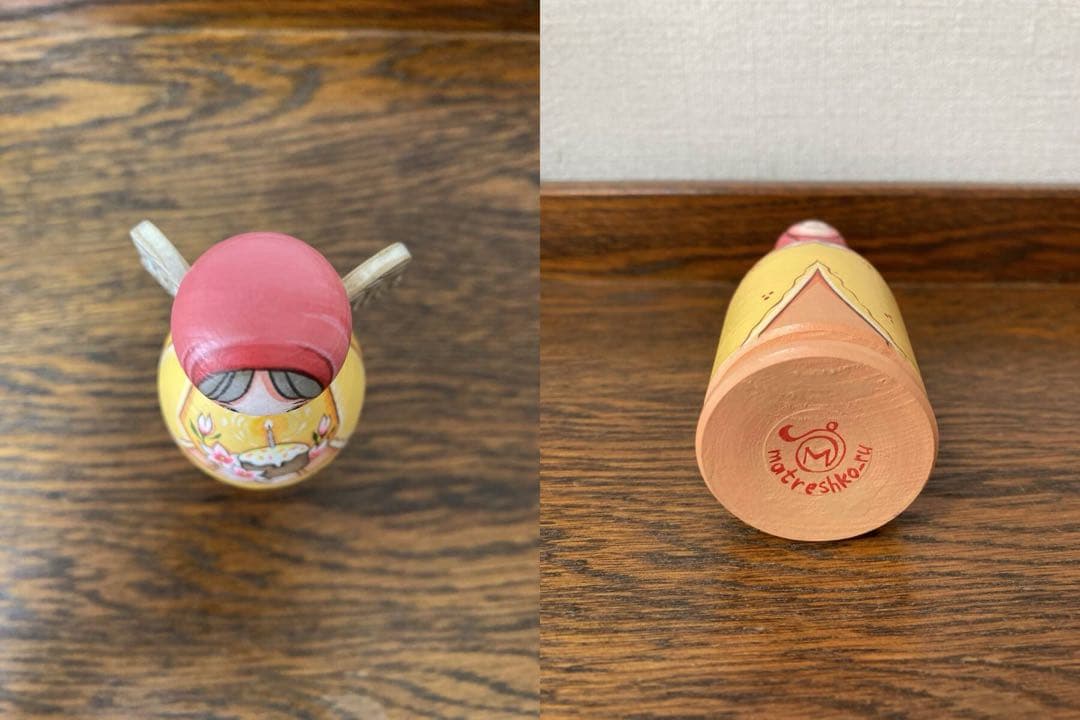 ロシア雑貨☆ネコキット猫８匹&特製Box マトリョーシカ マルガリータ作