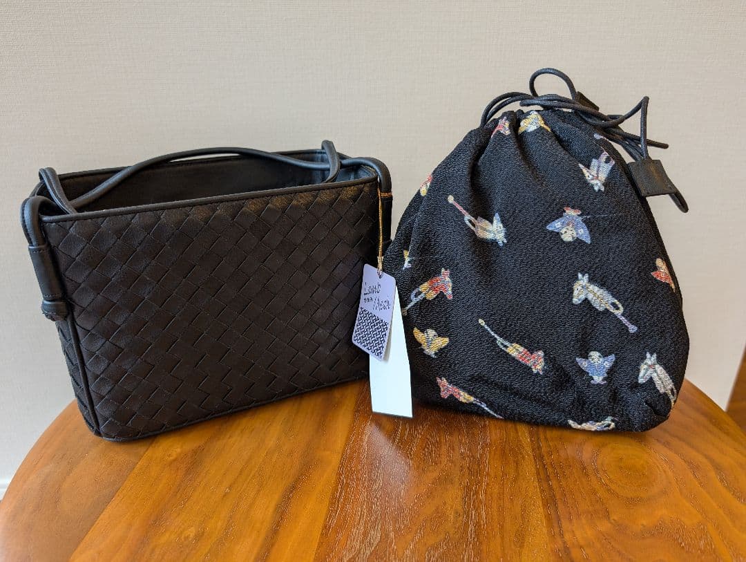 さんび新品未使用　和装バッグ　ラム　5万円　着物にも洋服にも　干支馬柄　1201