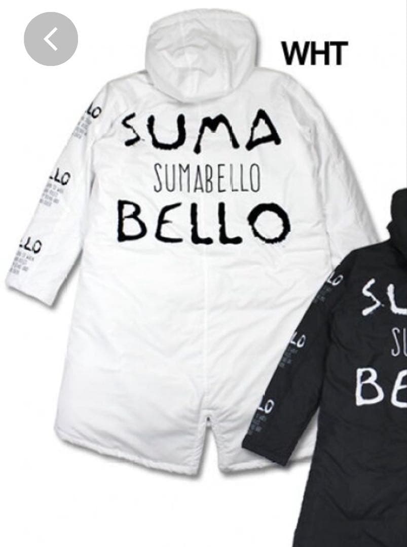 SULLO SUMA BELLO ロゴプリント モッズコート ベンチコート