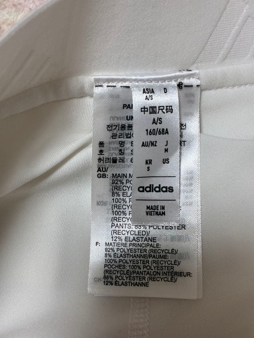 新品★アディダスゴルフ AEROKNIT セットアップ Mサイズ 白黒 撥水