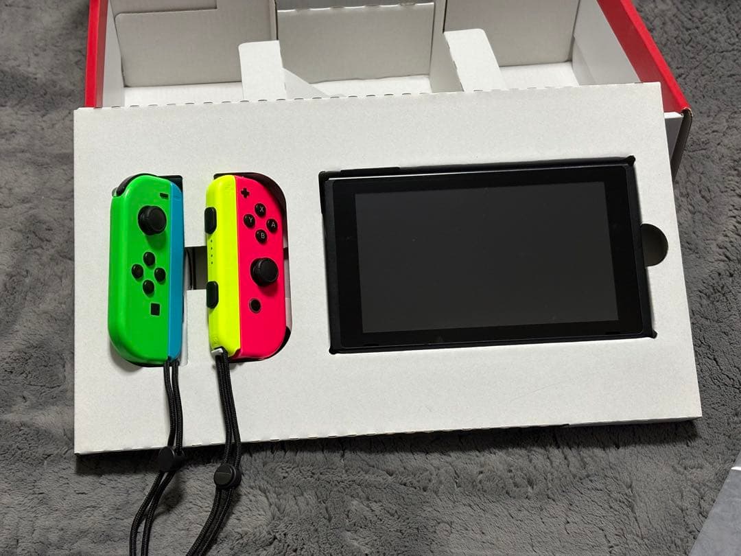 【ジャンク】Nintendo Switch 本体 ネオングリーン・ネオンピンク