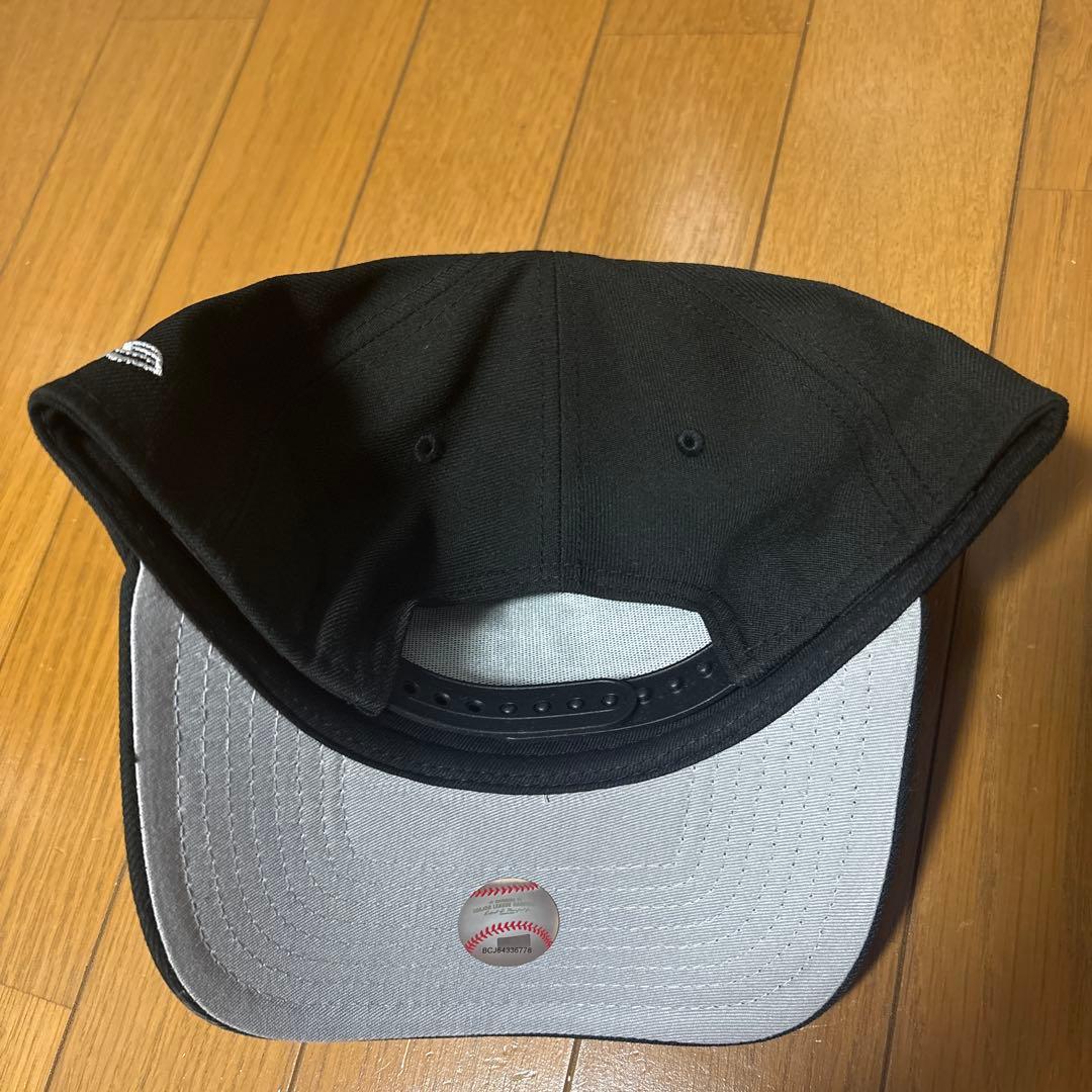ドジャース　逆ロゴ　New Era 9FORTY ブラックキャップ
