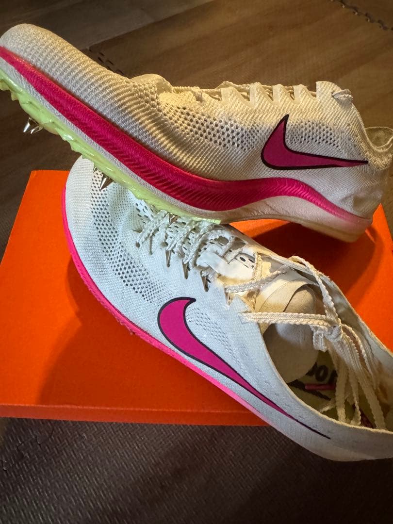 NIKE ZOOMX DRAGONFLY ホワイト/ピンク 25.5cm