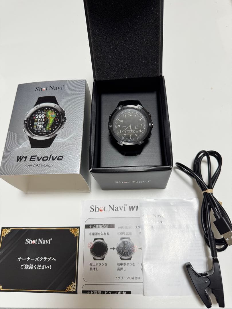 ゴルフ ナビ　Shot Navi W1 Evolve ゴルフGPSウォッチ