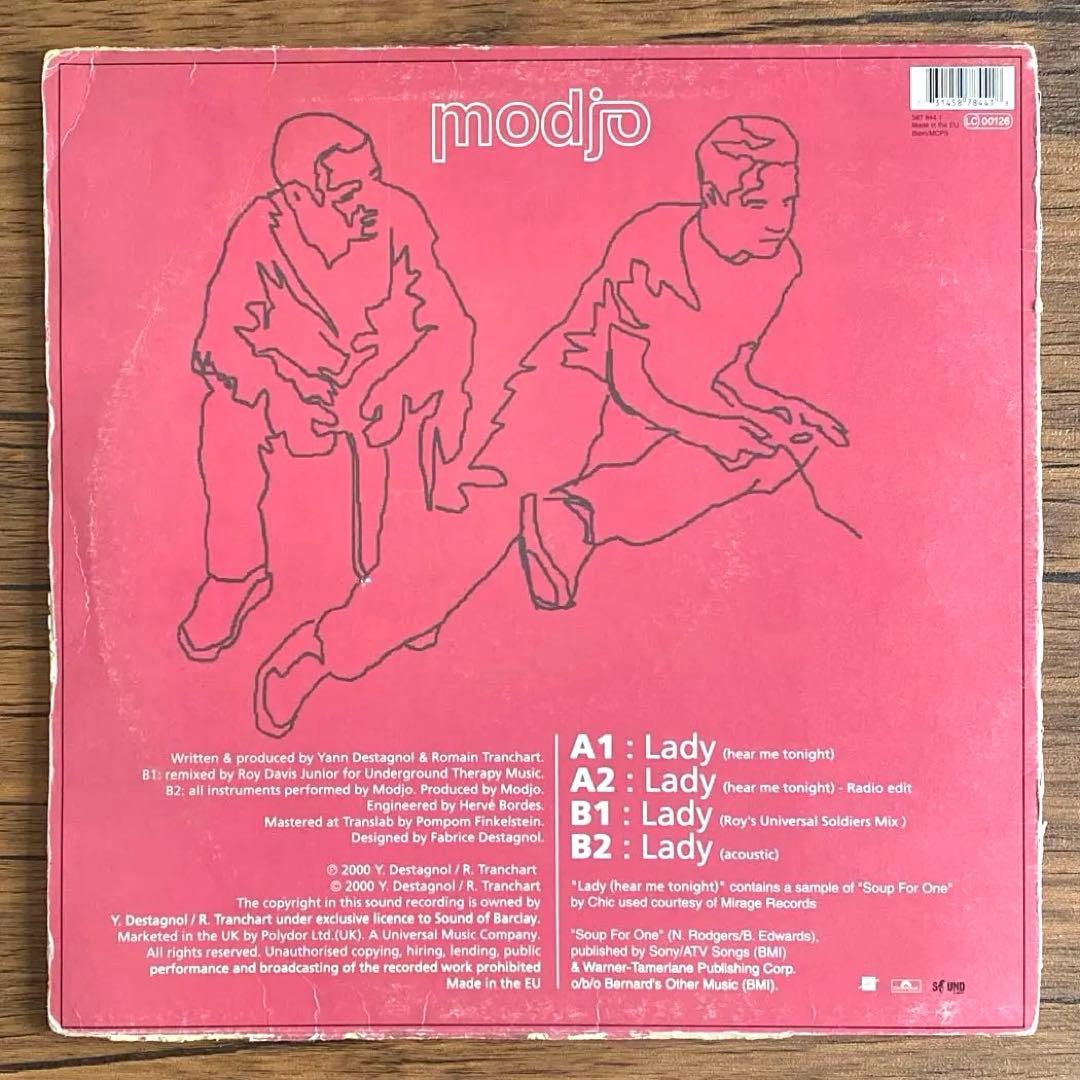 Modjo – Lady (Hear Me Tonight) 12” レコード