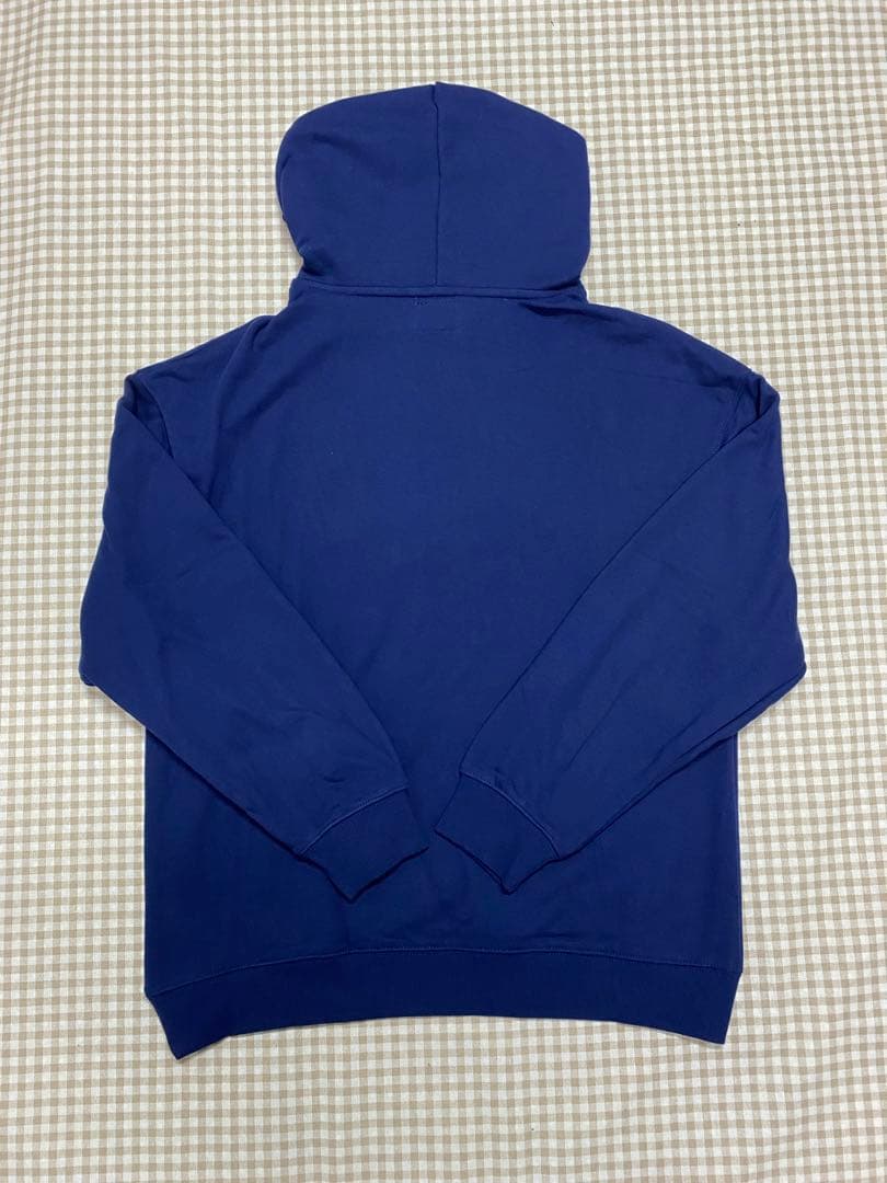 thisisneverthat® ネイビー ロゴフードパーカー S 翌日発送