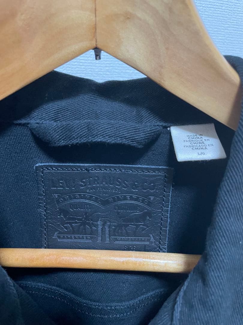 Levi's ブラックデニムジャケット M