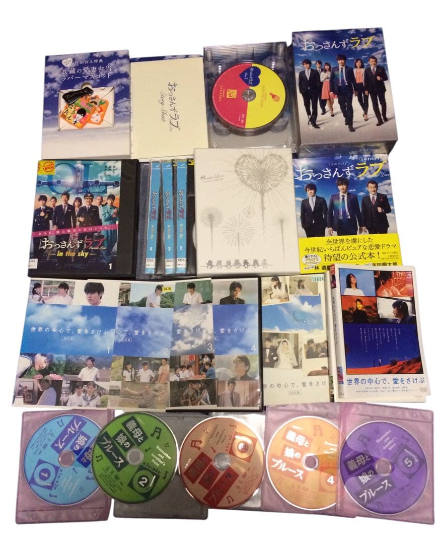 義母と娘のブルース & 世界の中心で、愛をさけぶ DVDセット　レンタル落ち