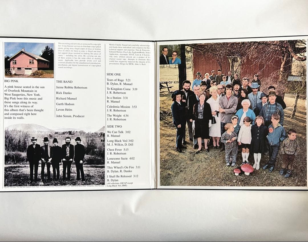 【高音質LP 限定】THE BAND / MUSIC FROM BIG PINK